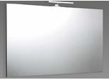 Specchio Bagno 120X60 Con Lampada Led Cromata 20Cm