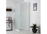 Box Doccia Vetro Satinato 6 Mm Quadrato 70X70 Scorrevole | Giada