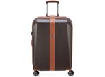 Delsey Paris Carrello Promenade Hard 2.0 4 Dr Trolley 66 Schokolade Grigio Scuro