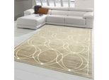 Tappeto Orientale Con Ornamenti Sottili | Interno Ed Esterno | Beige Dimensioni - 160X230 Cm