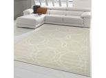 Tappeto Orientale Con Ornamenti Sottili | Interno Ed Esterno | Crema Dimensioni - 200 X 290 Cm