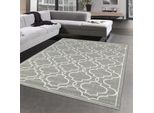 Tappeto Orientale Con Splendidi Motivi | Per Interni Ed Esterni | In Grigio Dimensioni - 120 X 170 Cm