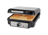 Cialdiera Proficook Per Waffle Belgi Con 4 Superfici Di Cottura | Rivestimento Antiaderente | Grado Di Doratura Variabile In Continuo | 1200 W | PC-WA 1241