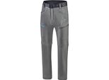 Black Crevice - Pantaloni Da Trekking Da Uomo Con Gambe Staccabili - Zip-Off | Colore: Grigio | Taglia: Xxl