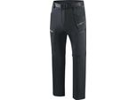Black Crevice - Pantaloni Da Trekking Da Uomo Con Gambe Staccabili - Zip-Off | Colore: Nero | Taglia: Xxl