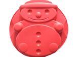 Tupperware Stampo Da Forno In Silicone Rosso Stampo Da Forno In Silicone A Forma Di Pupazzo Di Neve
