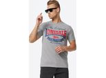 T-Shirt Uomo Regular Fit Doppio Pacco Gearach Marl Grigio/Nero Xl Lonsdale