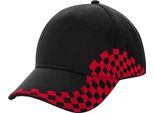 Beechfield - Cappello Da Baseball "Grand Prix"" Per Uomo/Donna Unisex PC4881 (Taglia Unica) (Nero/Rosso)"