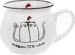 Orion Tazza Da Caffè Tazza Da Tè Tazza In Ceramica Cat Con Manico 320 Ml
