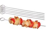 Orion Spiedini In Metallo Spiedini Per Barbecue Spiedini Per Carne Spiedini Shashlik Set Di Utensili Per Barbecue 6 Pezzi 6 Pezzi, 23,5 Cm
