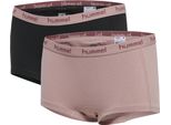 Hummel Hmlcarolina Hipsters 2-PACK - Woodrose - 122/128