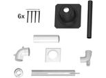 BOSCH Abgaszubehör FC-Set60-C93x Paket zum Schacht, d:60/100mm,Kunststoff