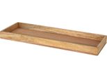 1.10 Vassoio Portacandele In Legno Di Mango - Circa 50 X 18 X 4 Cm