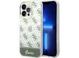 Guess Guhcp14Lhg4Mha Iphone 14 Pro6,1 Khaki Custodia Rigida 4G Pattern Script