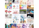 Pricaro Set Di Biglietti D'auguri Per Tutte Le Occasioni Con Buste "Motivo 1"", A6, 50 Pezzi"