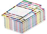Pricaro Blocco Note Telefonico, A6, Graffetta, 10 Pezzi