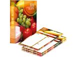 Cartella Ricette Pricaro Con Blocco Ricette "Ingredienti Colorati"", A4"