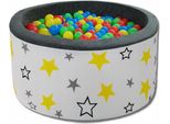Piscina Di Palline Piscina Di Palline Per Bambini 90X30Cm 200 Palline Piscina Di Palline [Star]