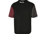 Urban Classics Boys - Maglietta Colorblock Oversize Biologica Nera - 158/164