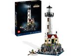 LEGO Ideas Motorisierter Leuchtturm, beleuchteter Modellbausatz für Erwachsene, Set mit Lichtern als Sammlerstück 21335