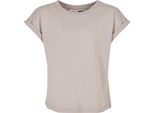 Urban Classics Girls Organic Extended Shoulder Tee Warmgrey - 122/128