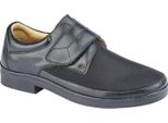 Roamers - Scarpe Da Uomo, Pelle DF2039 (42 Eu) (Nero)