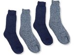 4 Paia Di Calze Di Lana Boru Blu - Taglia 39-42