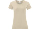 Maglietta Fruit Of The Loom Iconic Da Donna, Manica Corta PC3400 (Xl) (Naturale)