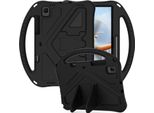 Custodia Per Bambini Per Samsung Galaxy Tab S5E 10.5" 2019 SM-T720/T725/T727, Eva Lightweight Shockproof Foldable Stand, Kids Grip Protective Cover Nero"