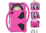 Custodia Per Bambini Per Ipad Air 5 2022/ Air 4 2020/ Pro 11 2021/2020/2018, Ipad 10.9" Air 5A/4A Generazione, Custodia Antiurto Leggera In Eva Con Supporto Pieghevole E Maniglia Rosa"