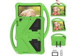 Custodia Per Bambini Per Ipad Air / Ipad 5A Generazione, Custodia Antiurto Leggera In Eva Con Supporto Pieghevole E Maniglia Verde