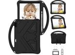 Custodia Per Bambini Per Ipad Air 3 2019/ Ipad Pro 10.5, Eva Lightweight Shockproof Foldable Stand, Kids Grip Protective Cover Nero