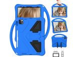 Custodia Per Bambini Per Ipad Air 5 2022/ Air 4 2020/ Pro 11 2021/2020/2018, Ipad 10.9" Air 5A/4A Generazione, Custodia Antiurto Leggera In Eva Con Supporto Pieghevole E Maniglia Blu"