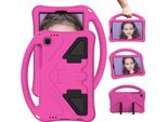 Custodia Per Bambini Per Samsung Galaxy Tab A7 Lite 8.7" 2021 SM-T220/T225/T227, Custodia Antiurto Leggera In Eva Con Supporto Pieghevole E Maniglia Rosa"