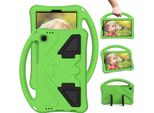 Custodia Per Bambini Per Samsung Galaxy Tab A7 Lite 8.7" 2021 SM-T220/T225/T227, Eva Lightweight Shockproof Foldable Stand, Kids Grip Protective Cover Verde"