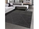 Tappeto Da Salotto Recycle Rib - Morbido - Diamanti In Antracite Dimensioni - 200 X 290 Cm