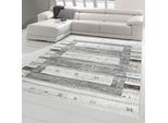 Tappeto Orientale Design Kilim Con Ornamenti In Grigio Dimensioni - 120 X 170 Cm