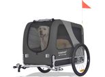 DOGGYHUT® Premium LARGE Hundefahrradanhänger 15 - 30kg Hundeanhänger Fahrradanhänger für Hunde mittelgroße bis große Hunde