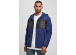 Urban Classics - Giacca In Micropile Con Cappuccio Blu Spazio - Xl