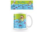 Rick And Morty - Tazza Da Caffè PM2238 (Taglia Unica) (Blu/Verde)