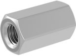Seccaro Prolunga Dado M10, Acciaio Inossidabile V2A Va A2, Din 6334, Esagono, Dado Lungo, 20 Pezzi