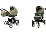 BabyLux® Largo | 2in1 Kinderwagen Set | Fern Leaf | Kombikinderwagen | Kinderwagenset | Buggy +