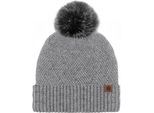 Set Di Sciarpa, Berretto E Guanti Invernali In Maglia Calda, Cappello Morbido Ed Elasticizzato Con Morbidi Pompon, Sciarpa E Guanti Per Uomo E Donna, Grigio