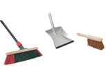Novaliv Scopa Da Strada Con Manico Scopa Da Giardino Set Scopa Paletta Cocco (1, Scopa Da Giardino + Paletta Zinco Set Cocco)