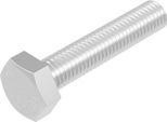 Vite A Testa Esagonale Seccaro M4 X 20 Mm, Acciaio Inox V2A Va A2, Din 933 / Iso 4017, Testa Esagonale, 20 Pezzi