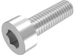 Vite A Testa Cilindrica Seccaro M2,5 X 10 Mm, Acciaio Inossidabile V2A Va A2, Din 912 / Iso 4762, Cava Esagonale, Filettatura Completa, 20 Pezzi