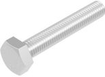 Vite A Testa Esagonale Seccaro M6 X 35 Mm, Acciaio Inox V2A Va A2, Din 933 / Iso 4017, Testa Esagonale, 20 Pezzi