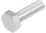 Vite A Testa Esagonale Seccaro M6 X 20 Mm, Acciaio Inox V2A Va A2, Din 933 / Iso 4017, Testa Esagonale, 20 Pz