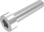 Vite A Testa Cilindrica Seccaro M2,5 X 14 Mm, Acciaio Inossidabile V2A Va A2, Din 912 / Iso 4762, Cava Esagonale, Filettatura Completa, 20 Pezzi