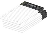 Lista Della Spesa Pricaro "Lettering-Black"", A6, 5 Pezzi"